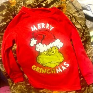 Dr. Seuss Red Merry Grinchmas Kids Sweatshirt